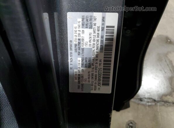 JM3KFBBM3N0637319 2022 MAZDA CX-5 Charcoal Widok naklejki z numerem VIN