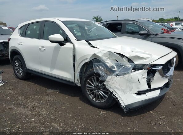 JM3KFBBM4J0447216 2018 MAZDA CX-5 White Widok z przodu