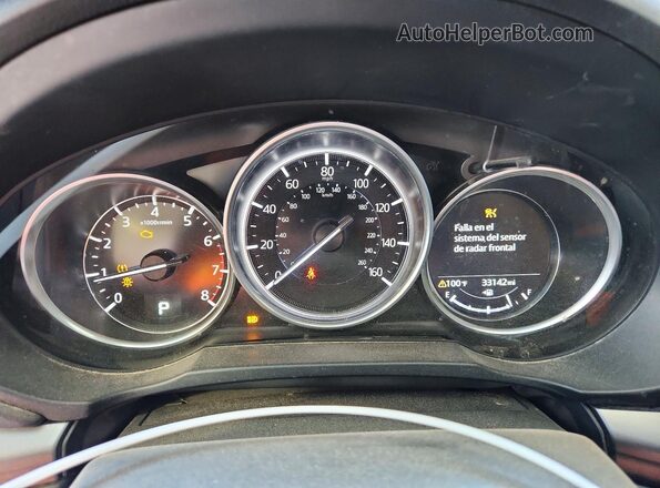 JM3KFBBM6P0170089 2023 MAZDA CX-5 Red ხელსაწყოთა პანელის ხედი