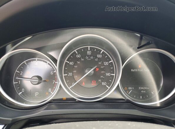JM3KFBBM6P0205049 2023 MAZDA CX-5 Black Widok zestawu wskaźników