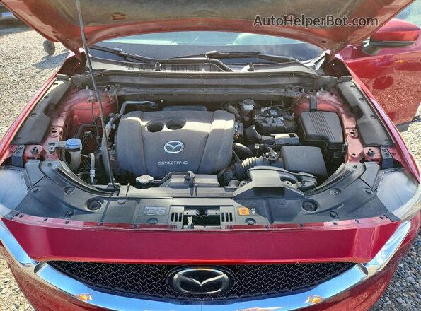 JM3KFBBM7L0735234 2020 MAZDA CX-5 Red Vista interior trasera