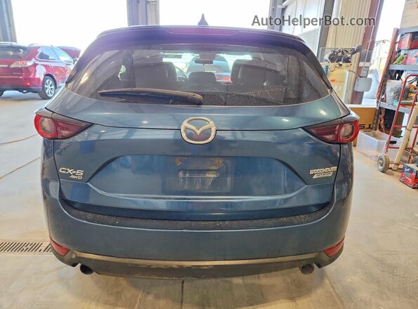 JM3KFBCL1H0111961 2017 MAZDA CX-5 Blue Вид ззаду