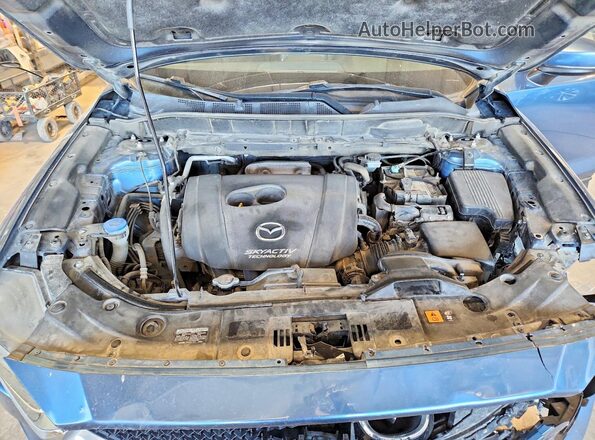JM3KFBCL1H0111961 2017 MAZDA CX-5 Blue Вид підкапотного простору