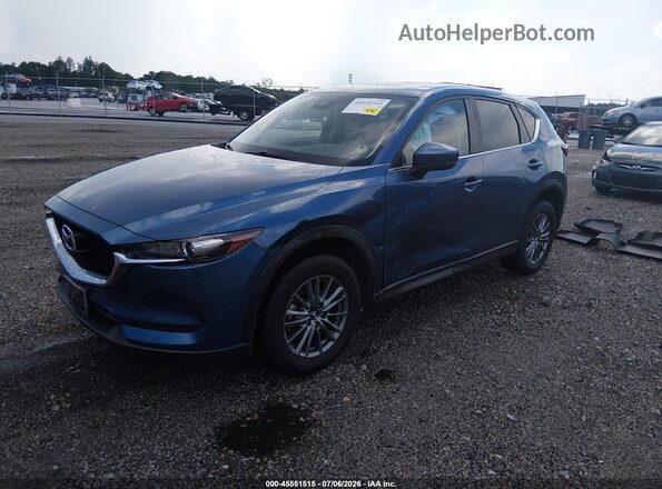 JM3KFBCL1H0180147 2017 MAZDA CX-5 Blue Передня ліва чверть