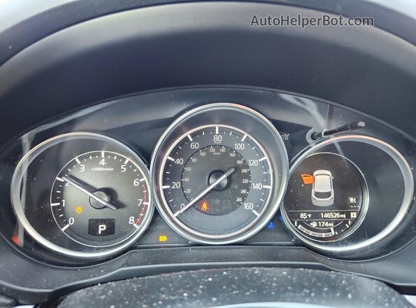 JM3KFBCL2H0226603 2017 MAZDA CX-5 White ხელსაწყოთა პანელის ხედი