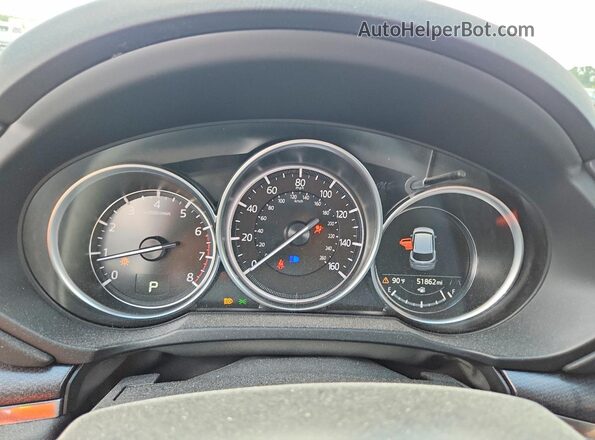 JM3KFBCL2R0457695 2024 MAZDA CX-5 Blue Вид щитка приладів