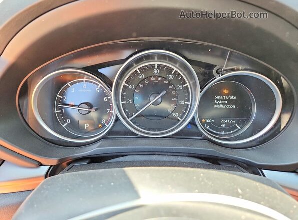 JM3KFBCL2S0577552 2025 MAZDA CX-5 White ხელსაწყოთა პანელის ხედი