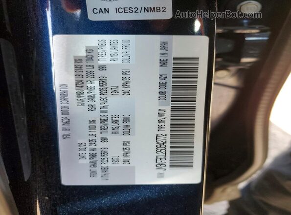 JM3KFBCL2S0642772 2025 MAZDA CX-5 Blue VIN sticker view