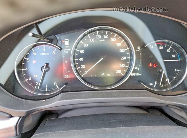 JM3KFBCL2S0642772 2025 MAZDA CX-5 Blue Instrument cluster view