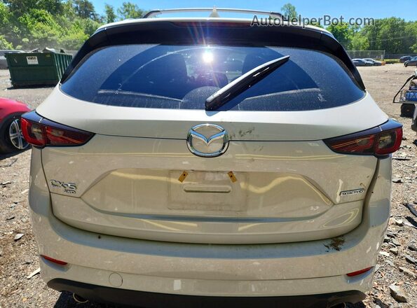 JM3KFBCL2S0646630 2025 MAZDA CX-5 White Հետևի տեսք