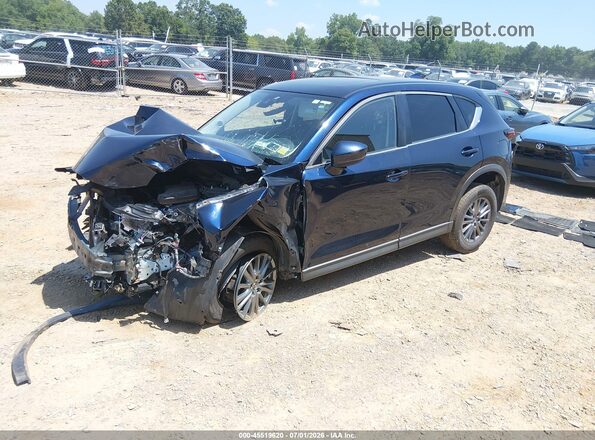 JM3KFBCL3H0185818 2017 MAZDA CX-5 Navy Передня ліва чверть
