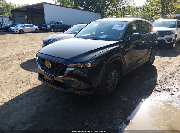 JM3KFBCL4S0588598 2025 MAZDA CX-5 Black წინა მარცხენა ხედი სამი მეოთხედიდან