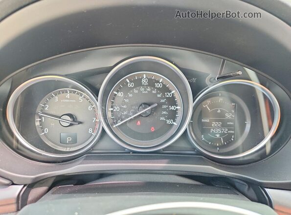 JM3KFBCL5H0153663 2017 MAZDA CX-5 Red Вид щитка приладів