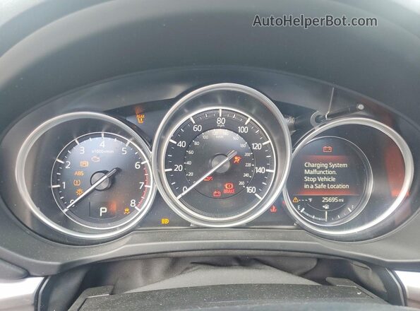 JM3KFBCL5S0679699 2025 MAZDA CX-5 Silver Widok zestawu wskaźników