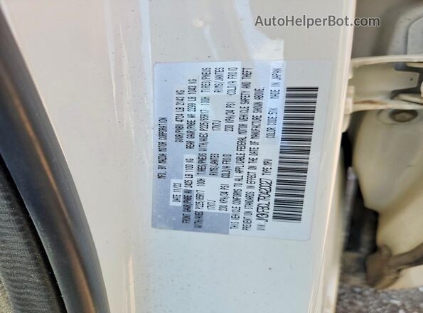 JM3KFBCL7R0420027 2024 MAZDA CX-5 White Vista de la etiqueta del VIN