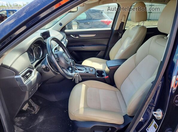 JM3KFBCL8H0138445 2017 MAZDA CX-5 Синий Вид салона спереди