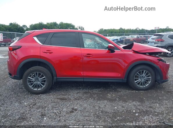 JM3KFBCL9H0177612 2017 MAZDA CX-5 Red უკანა სალონის ხედი