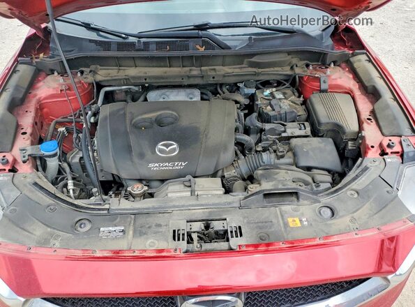JM3KFBCLXH0129066 2017 MAZDA CX-5 Red უკანა სალონის ხედი