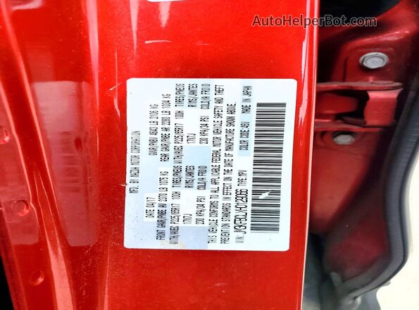 JM3KFBCLXH0129066 2017 MAZDA CX-5 Red ძრავის განყოფილების ხედი