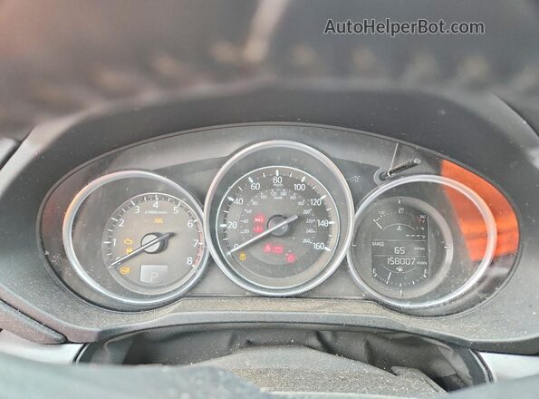 JM3KFBCLXH0175190 2017 MAZDA CX-5 White Instrument cluster view
