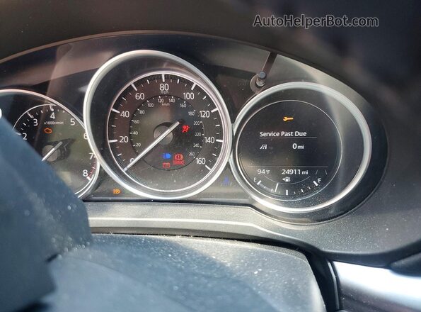 JM3KFBCLXS0560577 2025 MAZDA CX-5 Red Instrument cluster view