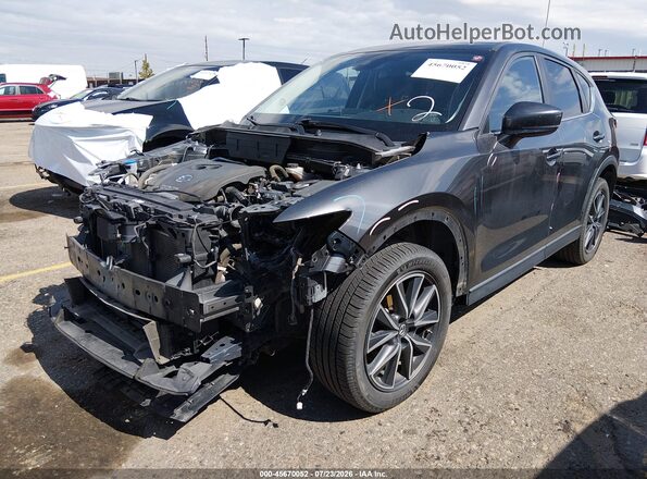 JM3KFBCM0J0342350 2018 MAZDA CX-5 Серый Передняя левая четверть