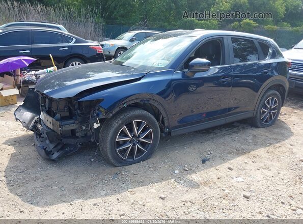 JM3KFBCM0J0384341 2018 MAZDA CX-5 Синий Передняя левая четверть