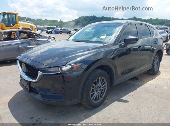 JM3KFBCM0M0396140 2021 MAZDA CX-5 Black წინა მარცხენა ხედი სამი მეოთხედიდან