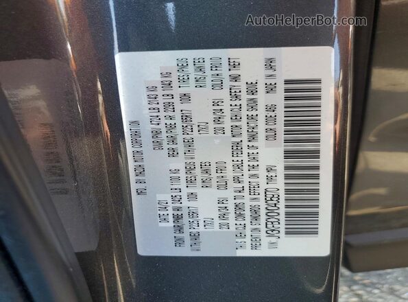 JM3KFBCM0M0405970 2021 MAZDA CX-5 Gray Вид наклейки з VIN-кодом