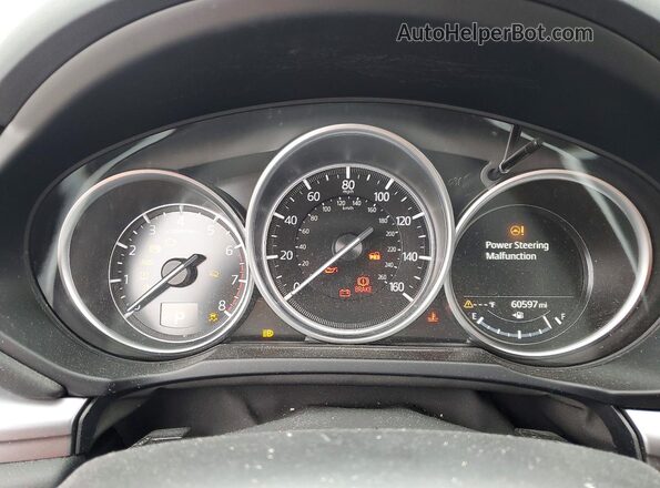 JM3KFBCM0M0441593 2021 MAZDA CX-5 Blue ხელსაწყოთა პანელის ხედი