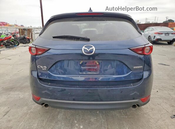 JM3KFBCM0M0441593 2021 MAZDA CX-5 Blue უკანა ხედი