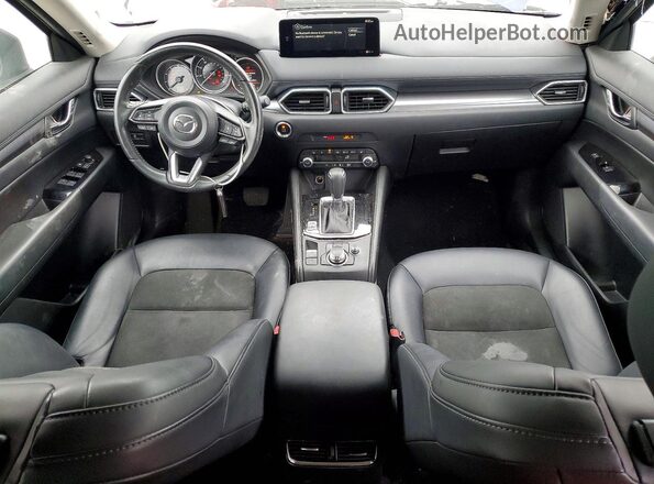 JM3KFBCM0M0441593 2021 MAZDA CX-5 Blue წინა პანელის ხედი