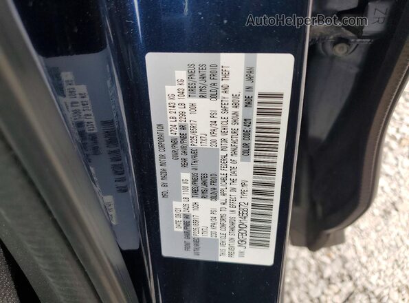 JM3KFBCM0M1465872 2021 MAZDA CX-5 Blue Вид наклейки з VIN-кодом