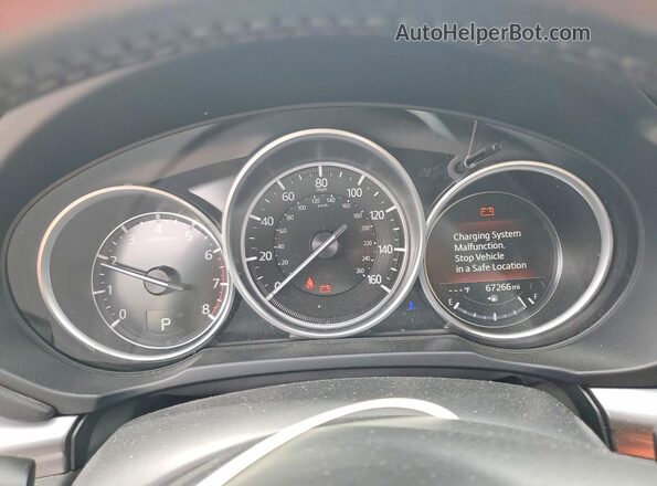 JM3KFBCM0M1465872 2021 MAZDA CX-5 Blue Вид щитка приладів