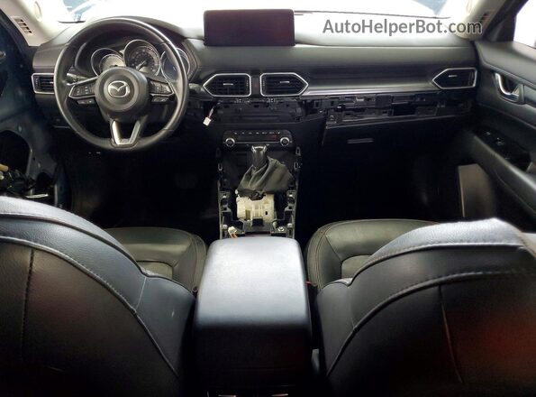 JM3KFBCM0N1581428 2022 MAZDA CX-5 Blue Вид панелі приладів