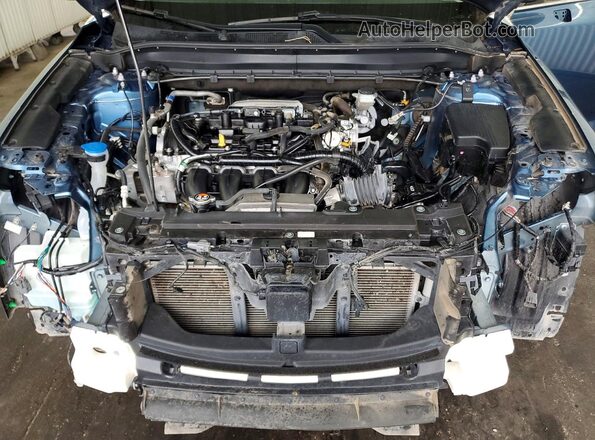 JM3KFBCM0N1581428 2022 MAZDA CX-5 Blue Вид підкапотного простору