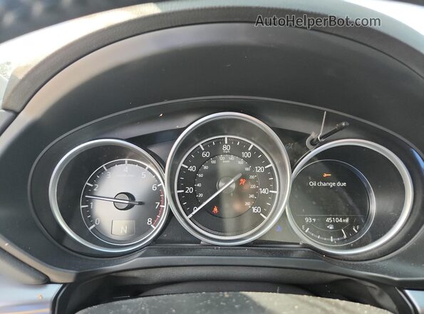 JM3KFBCM0N1633852 2022 MAZDA CX-5 Black Widok zestawu wskaźników