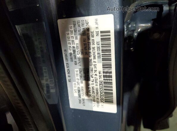 JM3KFBCM0S0583648 2025 MAZDA CX-5 Blue Вид наклейки з VIN-кодом