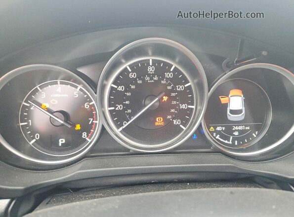 JM3KFBCM0S0583648 2025 MAZDA CX-5 Blue Вид щитка приладів