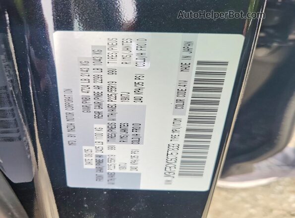 JM3KFBCM0S0757833 2025 MAZDA CX-5 Black VIN կոդի պիտակի տեսք