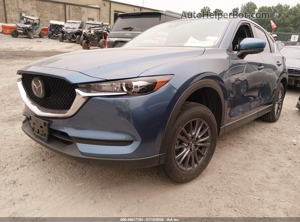 JM3KFBCM1K1587945 2019 MAZDA CX-5 Blue Передня ліва чверть