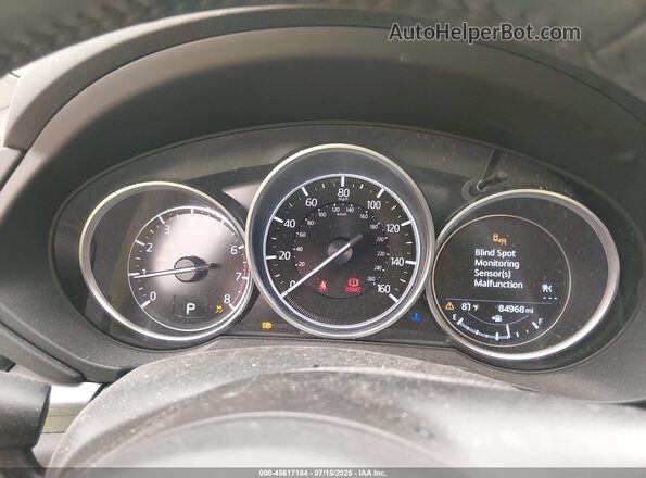 JM3KFBCM1K1587945 2019 MAZDA CX-5 Blue Вид задніх сидінь