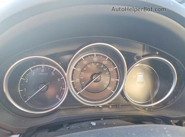 JM3KFBCM1L0743540 2020 MAZDA CX-5 Black Вид щитка приладів