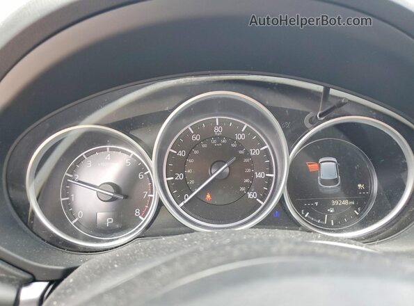 JM3KFBCM1L0849695 2020 MAZDA CX-5 Blue Instrument cluster view