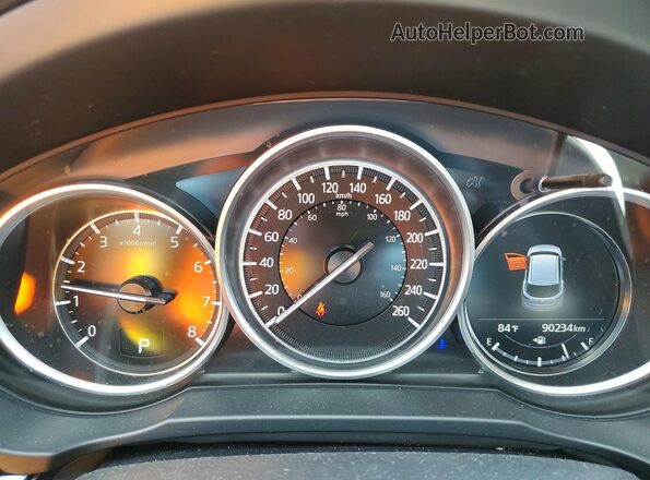 JM3KFBCM1L1790867 2020 MAZDA CX-5 White Սարքավորումների վահանակի տեսք