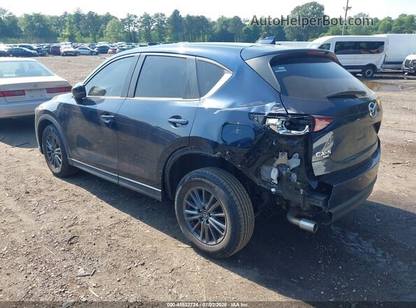 JM3KFBCM1M0413737 2021 MAZDA CX-5 Blue Հետևի ձախ