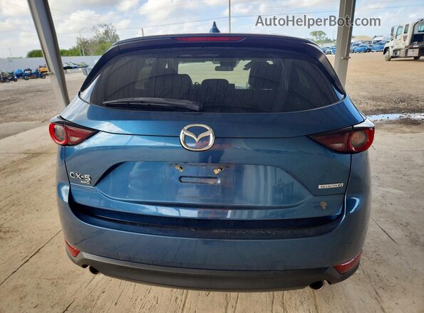 JM3KFBCM1M0447693 2021 MAZDA CX-5 Blue Rear view