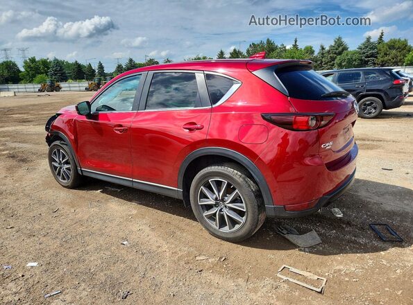 JM3KFBCM2J0465552 2018 MAZDA CX-5 Red Trasero izquierdo