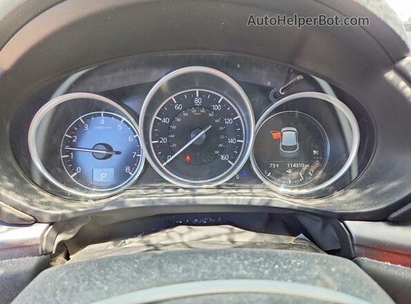 JM3KFBCM2L0759455 2020 MAZDA CX-5 White Instrument cluster view