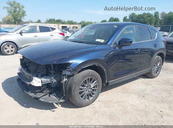 JM3KFBCM2L1746358 2020 MAZDA CX-5 Синий Передняя левая четверть